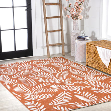 Nevis Palm Frond Indoor/outdoor Area Rug